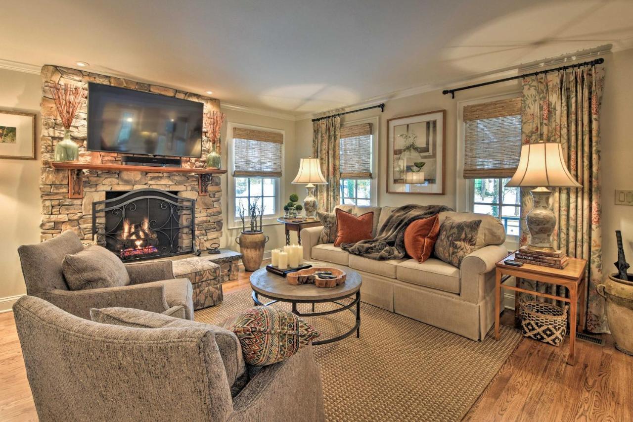 Lush Mirror Lake Cottage Rental With Private Deck Highlands Exterior foto