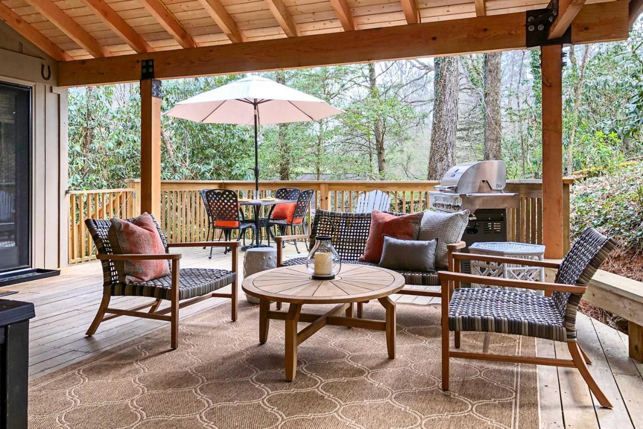 Lush Mirror Lake Cottage Rental With Private Deck Highlands Exterior foto